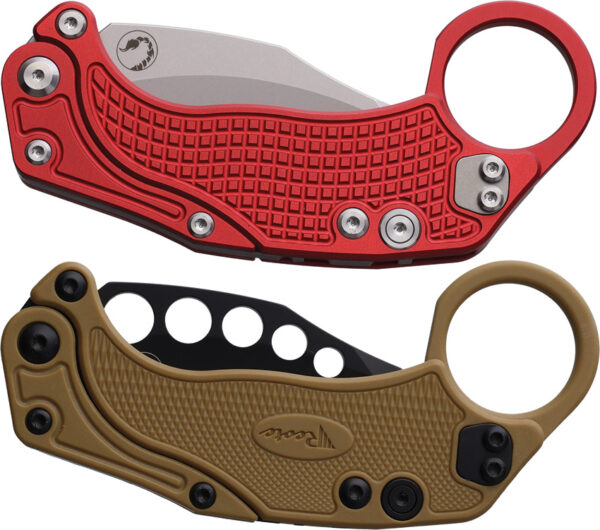 Navaja Reate Knives EXO-K Button Lock Red SW EXO-K RED  SW