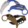 Navaja Reate Knives EXO-K Button Lock Blue SW EXO-K BLUE  SW
