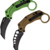 Navaja Reate Knives EXO-K Button Lock Green EXO-K OXI GREEN BLK PVD