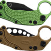 Navaja Reate Knives EXO-K Button Lock Green EXO-K OXI GREEN BLK PVD