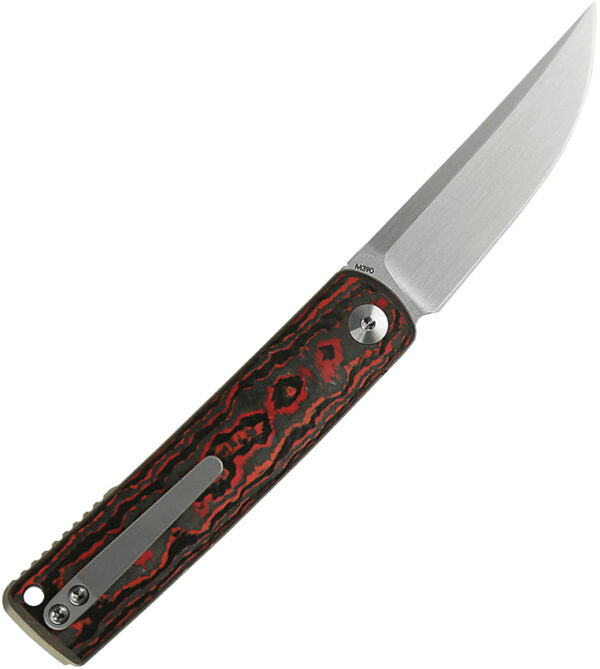 Navaja Reate Knives Bushido Linerlock Lava Flow  BUSHIDO TI LAVA FLOW