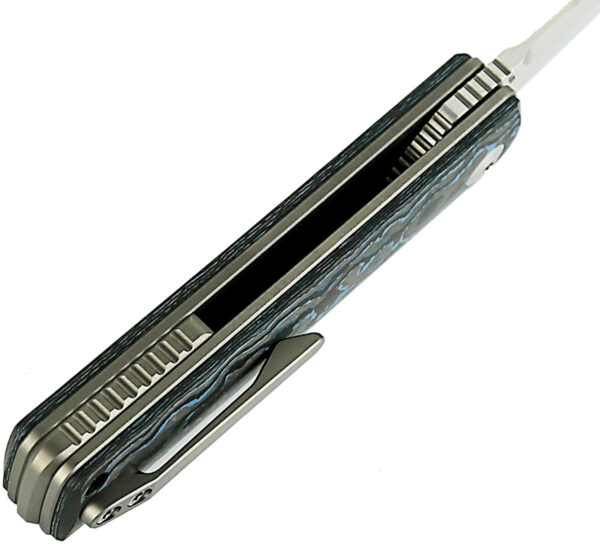 Navaja Reate Knives Bushido Linerlock Arc Storm BUSHIDO TI  ARCTIC STORM