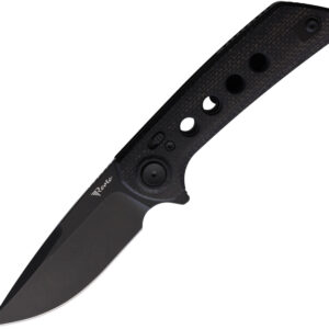 Navaja Reate Knives PL-XF Pivot Lock Blk Mic PVD PL-XF 12