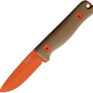 Cuchillo Reiff Knives F3 XC Fixed Blade Tan Lthr F3018CTGBRCR