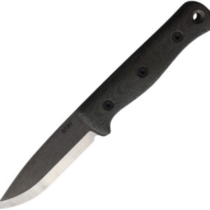 Cuchillo Reiff Knives F4 Scandi Bushcraft Black F4021BCMBRLR