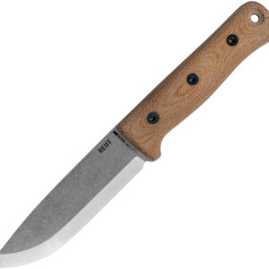 Cuchillo Reiff Knives S5 Fixed Blade Nat Micarta S5021NCMBLKR