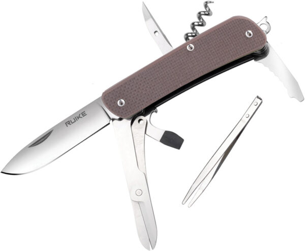 Navaja RUIKE M31 Medium Folder Brown M31-N