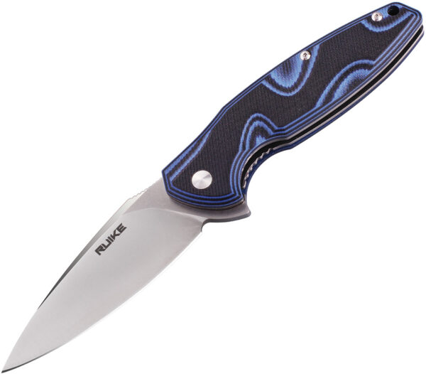 RKEP105Q-1.jpg Navaja RUIKE Fang P105 Linerlock Blue-Black P105-Q