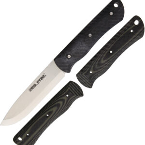 Cuchillo Real Steel Bushcraft Set Black/Green 3714