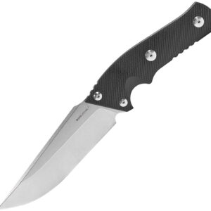RS3821-1.jpg Navaja Real Steel Sorrow Fixed Blade Black 3821