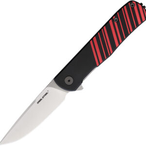 Navaja Real Steel Karly Linerlock Black/Red 6052