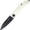 Navaja Real Steel Stella Folder Black/White 7051BW