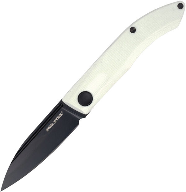 Navaja Real Steel Stella Folder Black/White 7051BW