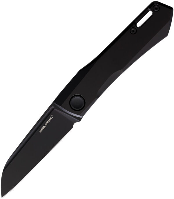 Navaja Real Steel Solis Folder Titanium Black 7063B