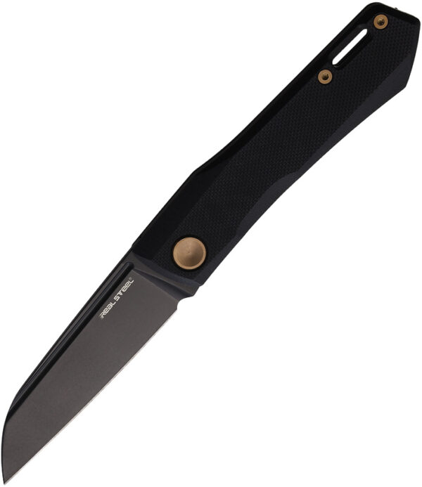 Navaja Real Steel Solis Lite Slip Joint Black 7064FZ-BRK