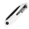 Navaja Real Steel Solis Lite Slip Joint White 7064WB
