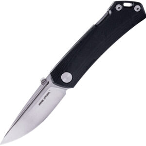 Navaja Real Steel Luna Maius Lockback Black 7091EB