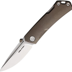 Navaja Real Steel Luna Maius Lockback Bronze 7092