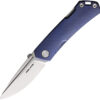 Navaja Real Steel Luna Maius Lockback Blue 7093