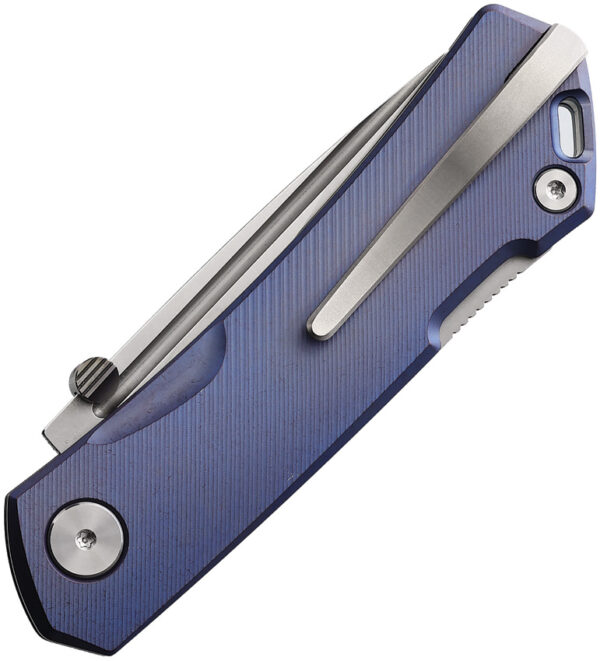 Navaja Real Steel Luna Maius Lockback Blue 7093