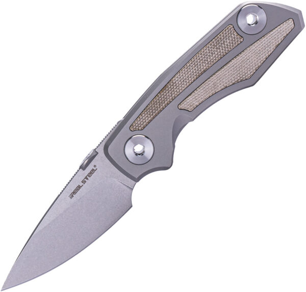 Navaja Real Steel Delta 2600 Framelock Green 7101G