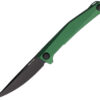 Navaja Real Steel Teres Linerlock Green 7111GB