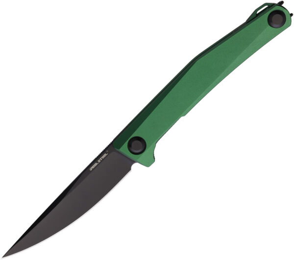 Navaja Real Steel Teres Linerlock Green 7111GB
