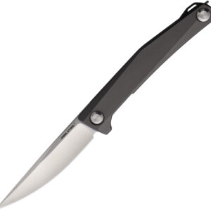 RS7111GS-1.jpg Navaja Real Steel Teres Linerlock Gray 7111GS