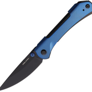 RS7141BB-1.jpg Navaja Real Steel Sylph Linerlock Blue 7141BB