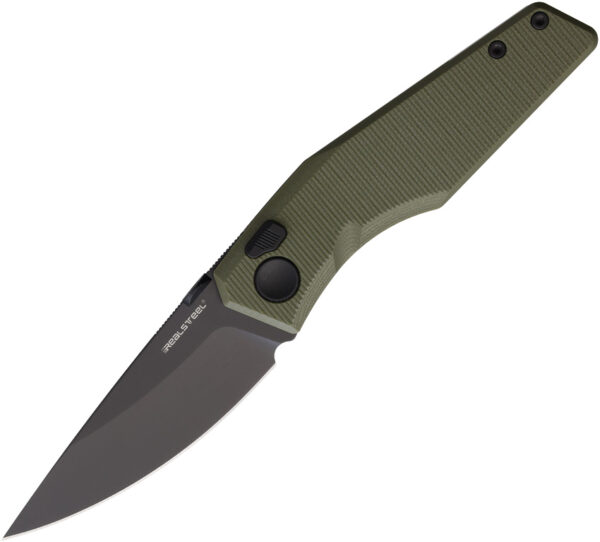 Navaja Real Steel Spectrum OD Green G10 7142GB