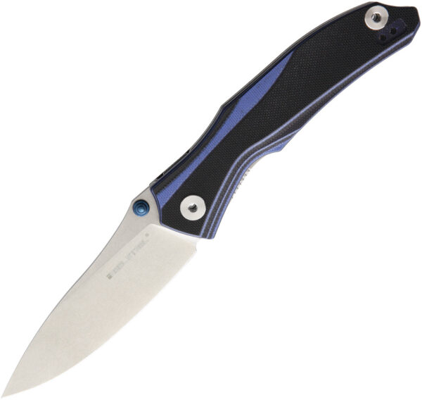 Navaja Real Steel E802 Horus Linerlock Blk/Blue 7432