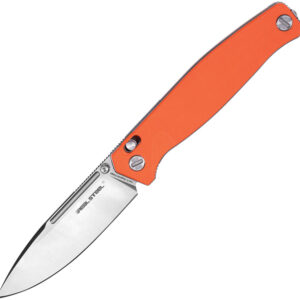 Navaja Real Steel Huginn Slide Lock Orange G10 7651OS