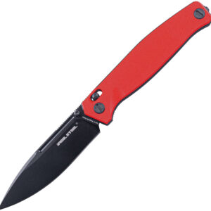 Navaja Real Steel Huginn Slide Lock Red/Blk 7652RB