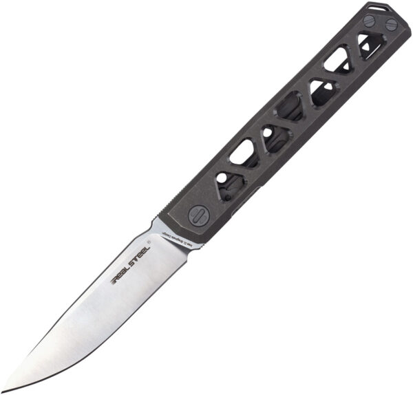 Navaja Real Steel Burns Framelock Titanium 7661S