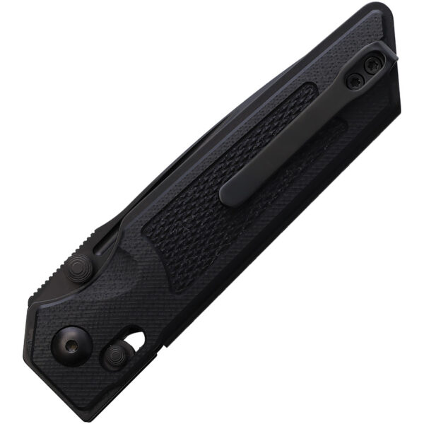 Navaja Real Steel Sacra TAC Crossbar Lock Black 7712B