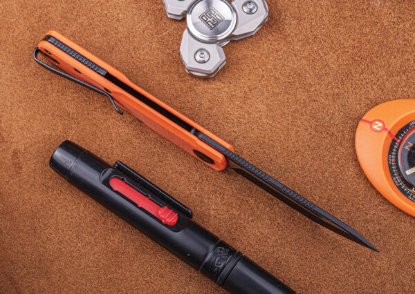 Navaja Real Steel G-Tanto Detent Ball Lock Org 7801OB