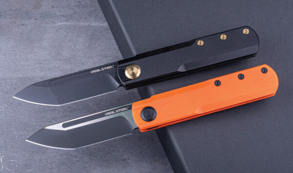 Navaja Real Steel G-Tanto Detent Ball Lock Org 7801OB