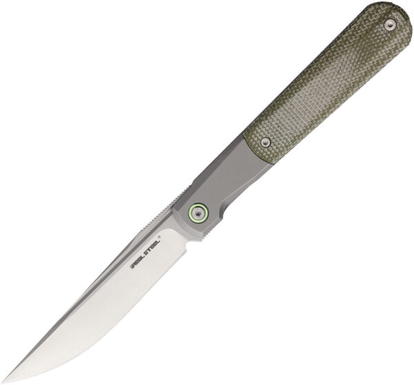 Cuchillo Real Steel Barlow RB-7 Green Micarta 7891