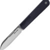 Navaja Real Steel Barlow RB5 Slip Joint Black 8021B