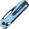 Navaja Real Steel Vis Crossbar Lock Blue G10 8051BB