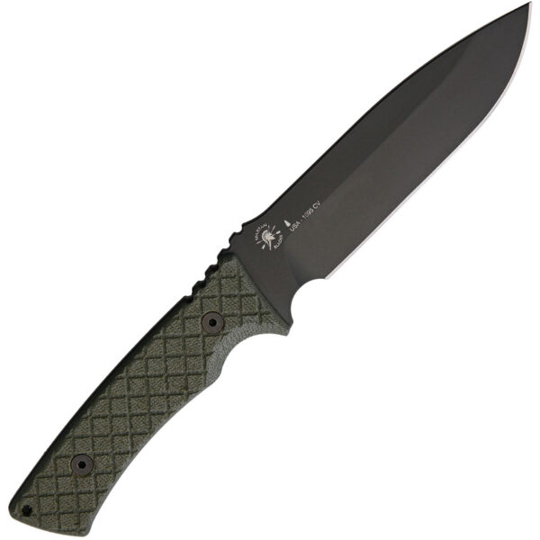 Cuchillo Spartan Blades Damysus Fixed Blade Green SBSL003BKGR