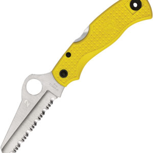 Navaja Spyderco Saver Salt Lockback Yellow C118SYL