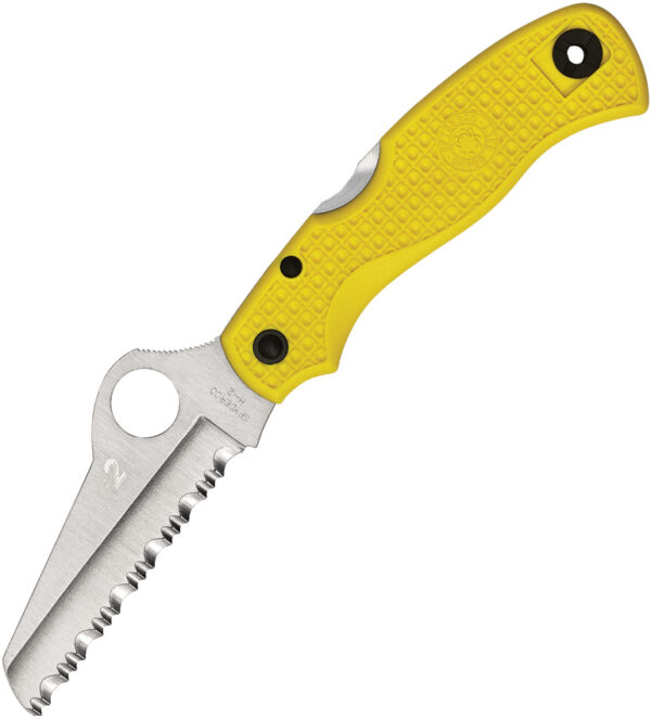 Navaja Spyderco Saver Salt Lockback Yellow C118SYL