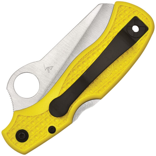 Navaja Spyderco Saver Salt Lockback Yellow C118SYL