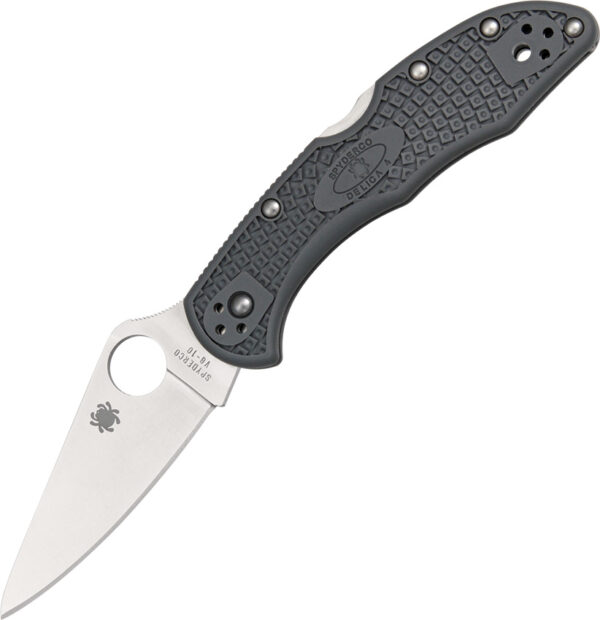 Navaja Spyderco Delica Lockback Gray C11FPGY