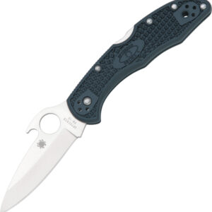 Navaja Spyderco Delica 4 Lockback Gray Wave C11PGYW