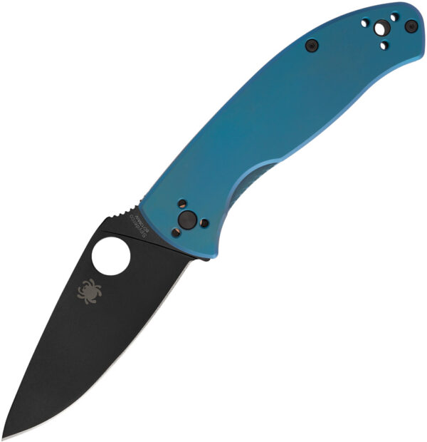 Navaja Spyderco Tenacious R.I.L. Titanium Blue C122TIBLBKP