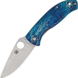 Navaja Spyderco Tenacious R.I.L. Ti Blue C122TIBLD2P