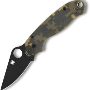 HyperFocal: 0 Navaja Spyderco Para 3 Black Blade C223GPCMOBK