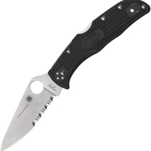 Navaja Spyderco Endela Lockback Blue Line C243FPSBKBL